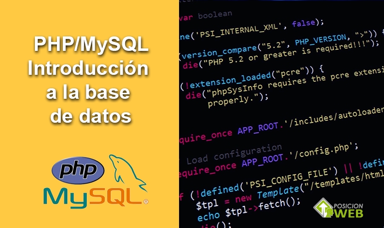 PHP MySQL Introducción a la base de datos